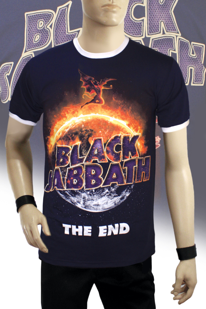 Футболка Ringer Black Sabbath The end - фото 1 - rockbunker.ru