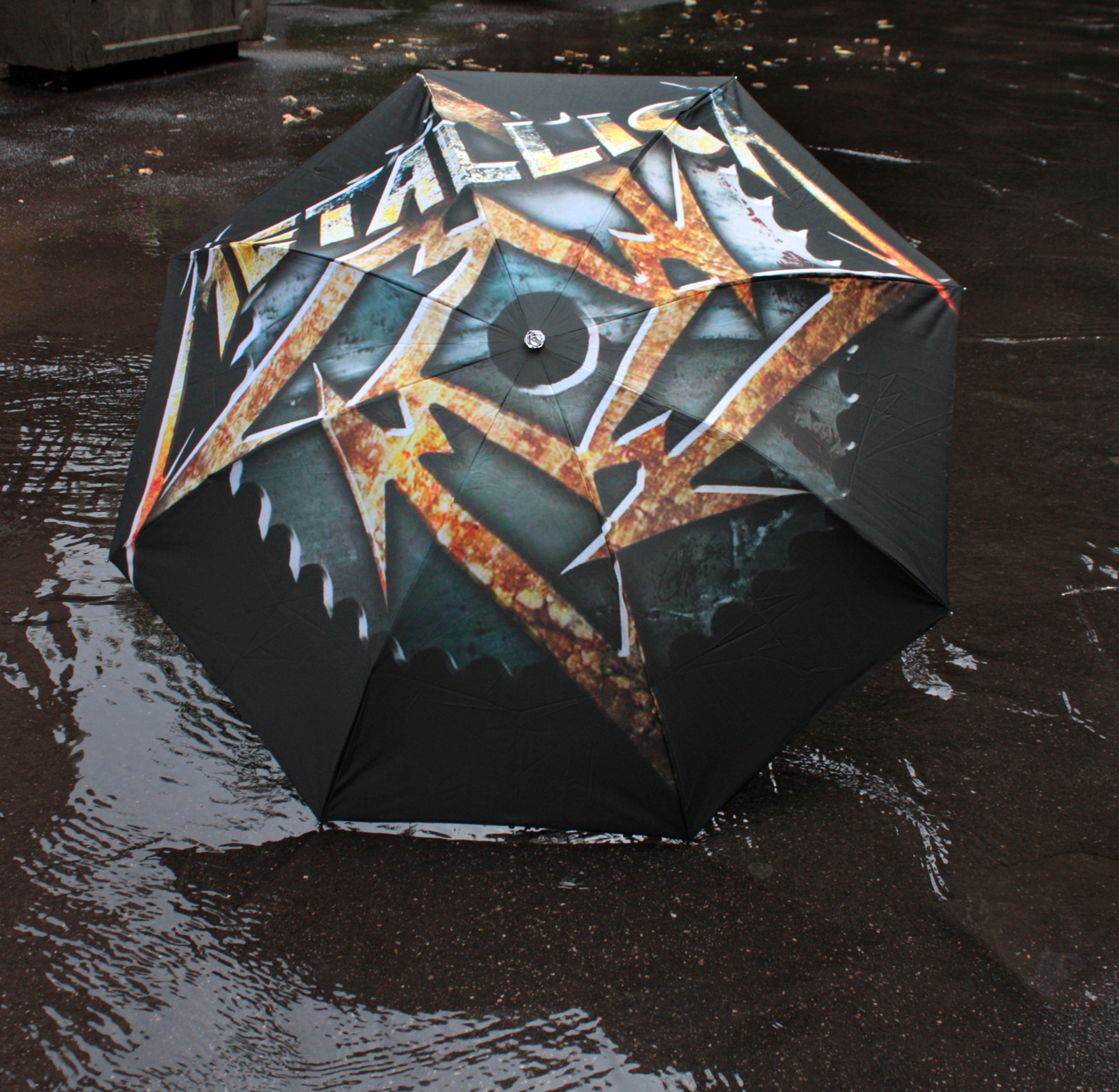 Зонт Metallica лого - фото 4 - rockbunker.ru