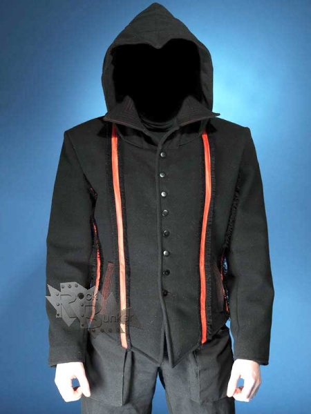 Куртка Black Assassin с капюшоном - фото 1 - rockbunker.ru