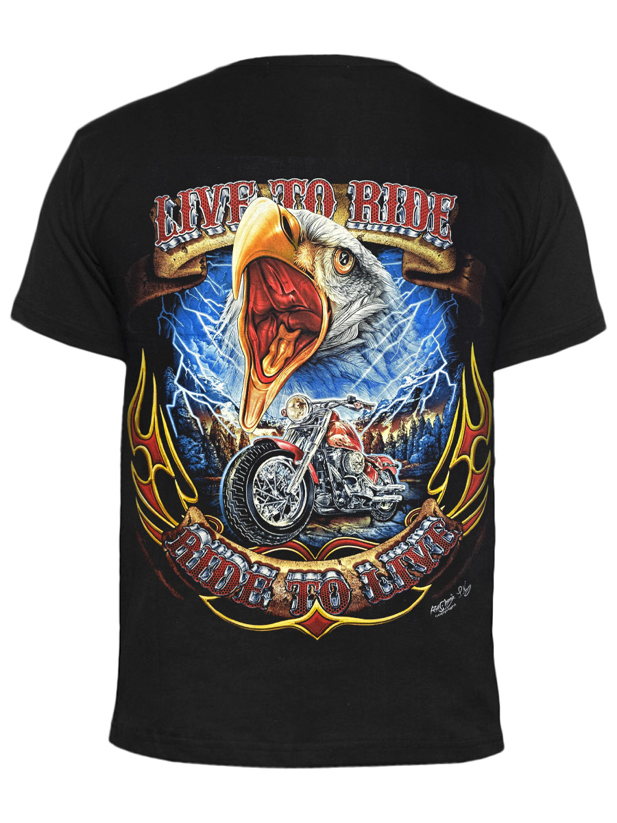 Футболка Rock Chang Live To Ride - фото 2 - rockbunker.ru