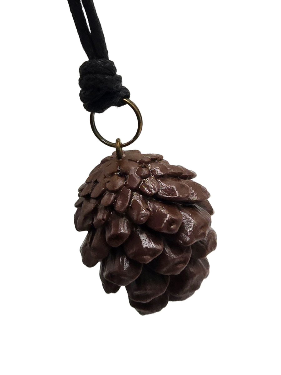 Кулон Шишка сосновая открытая - фото 3 - rockbunker.ru