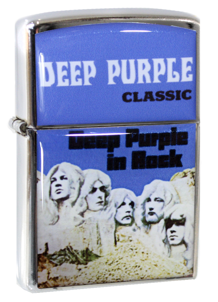 Зажигалка RockMerch Deep Purple In Rock - фото 1 - rockbunker.ru