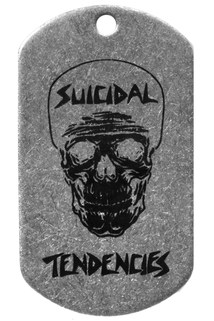 Жетон стальной Suicidal Tendencies - фото 1 - rockbunker.ru
