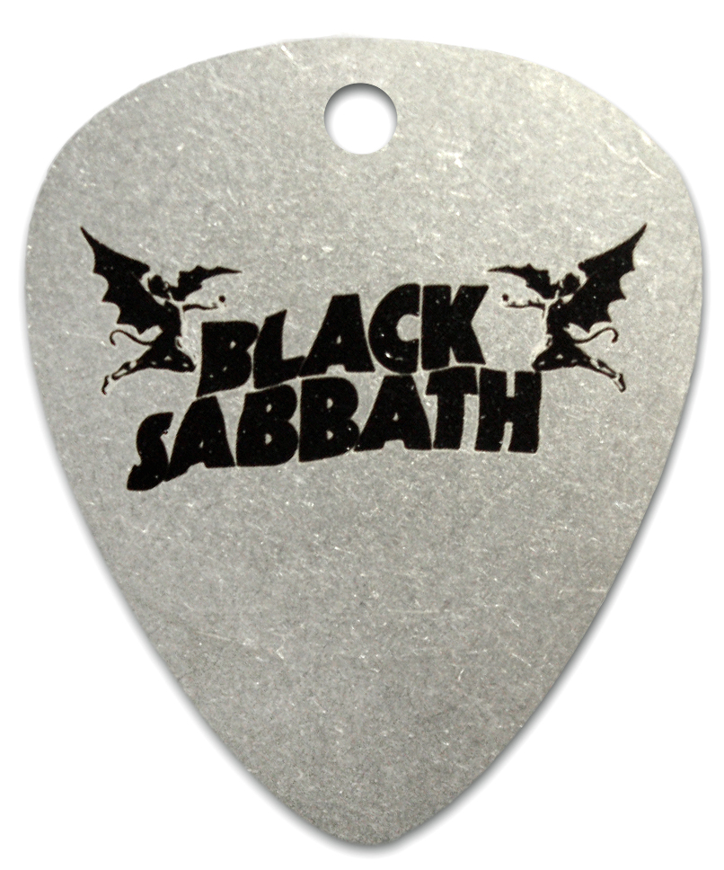 Кулон медиатор Black Sabbath - фото 1 - rockbunker.ru