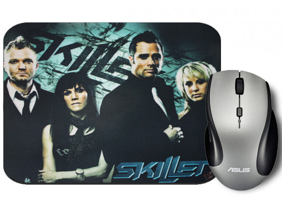 Коврик для мыши RockMerch Skillet группа - фото 1 - rockbunker.ru