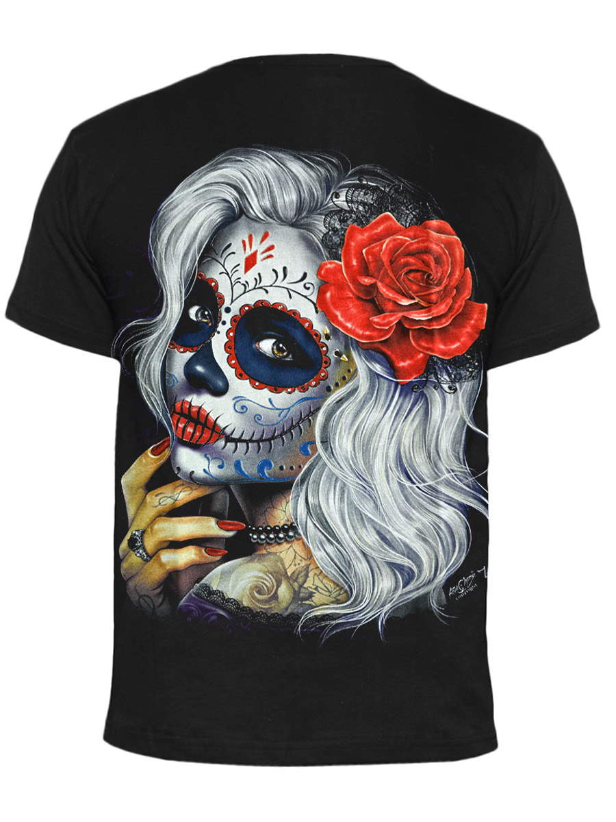Футболка Rock Chang Santa Muerte - фото 3 - rockbunker.ru
