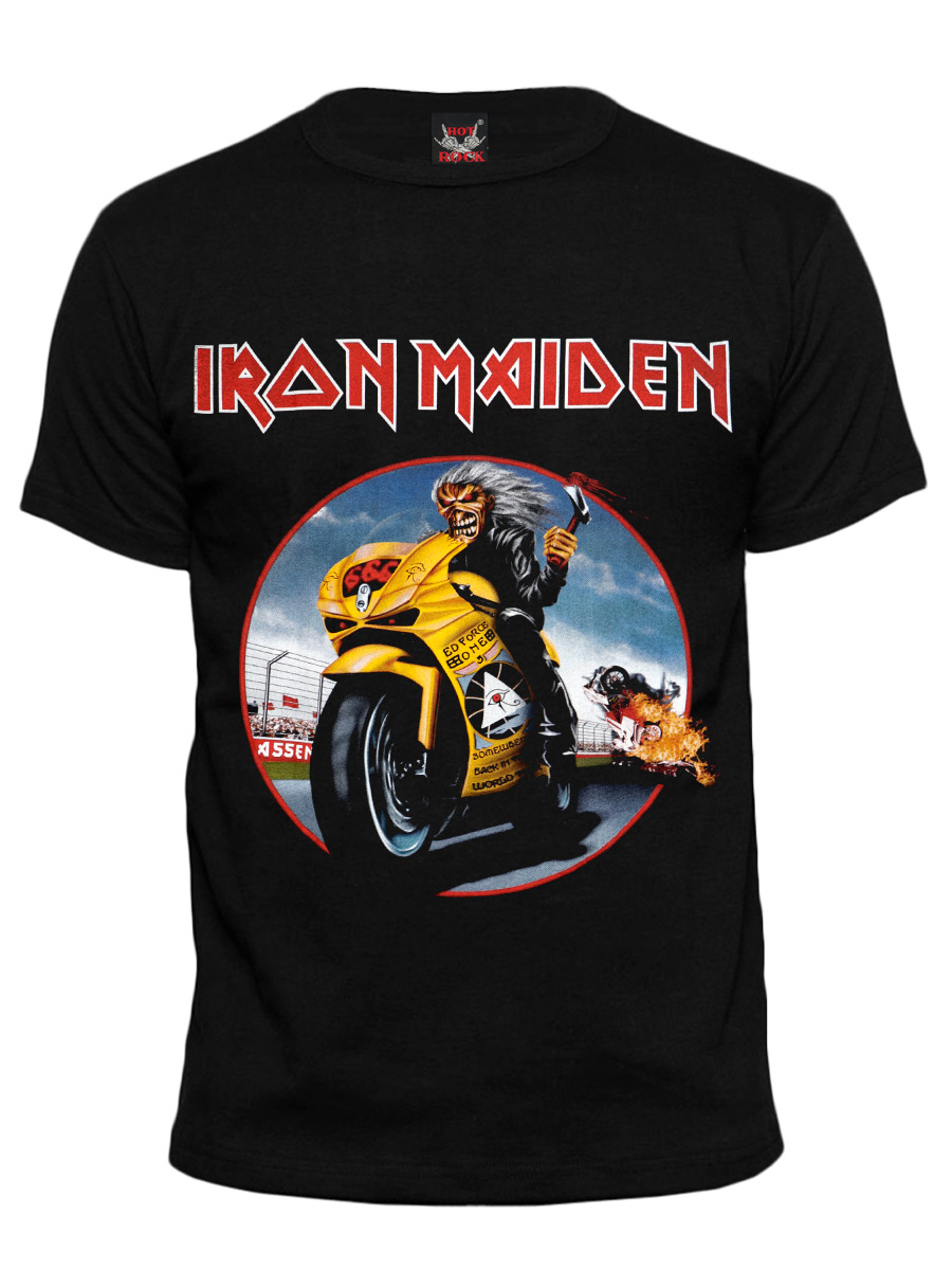 Футболка Hot Rock Iron Maiden - фото 1 - rockbunker.ru