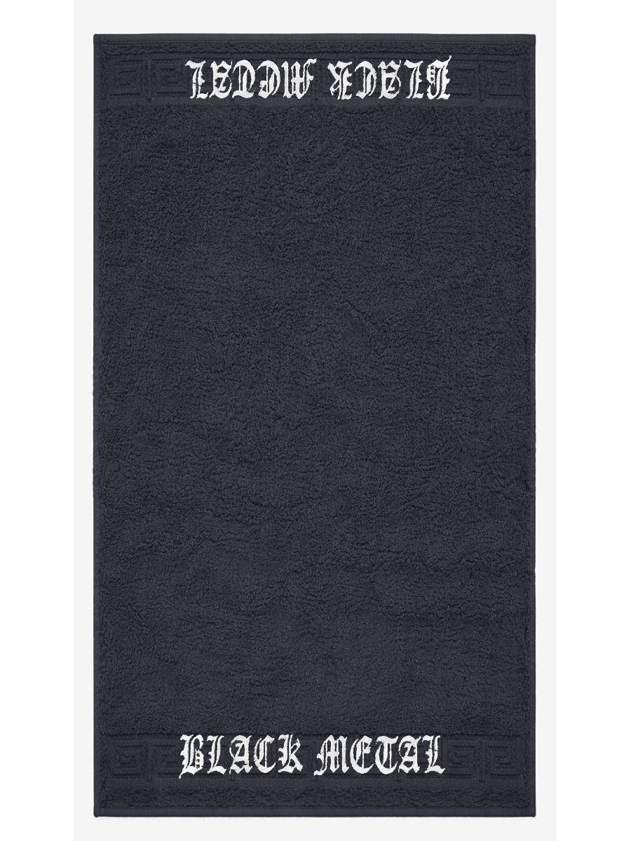 Полотенце Rock Merch Black Metal - фото 1 - rockbunker.ru