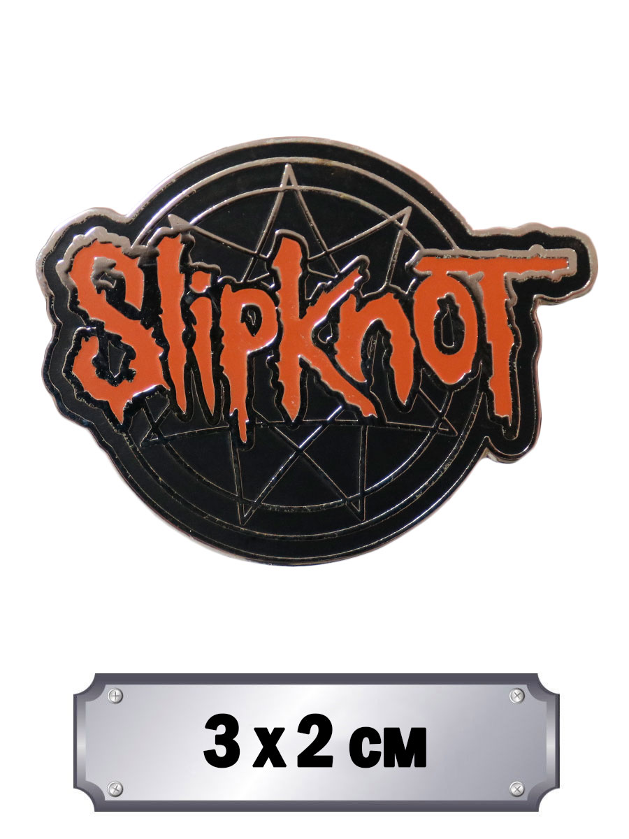 Значок Slipknot - фото 1 - rockbunker.ru