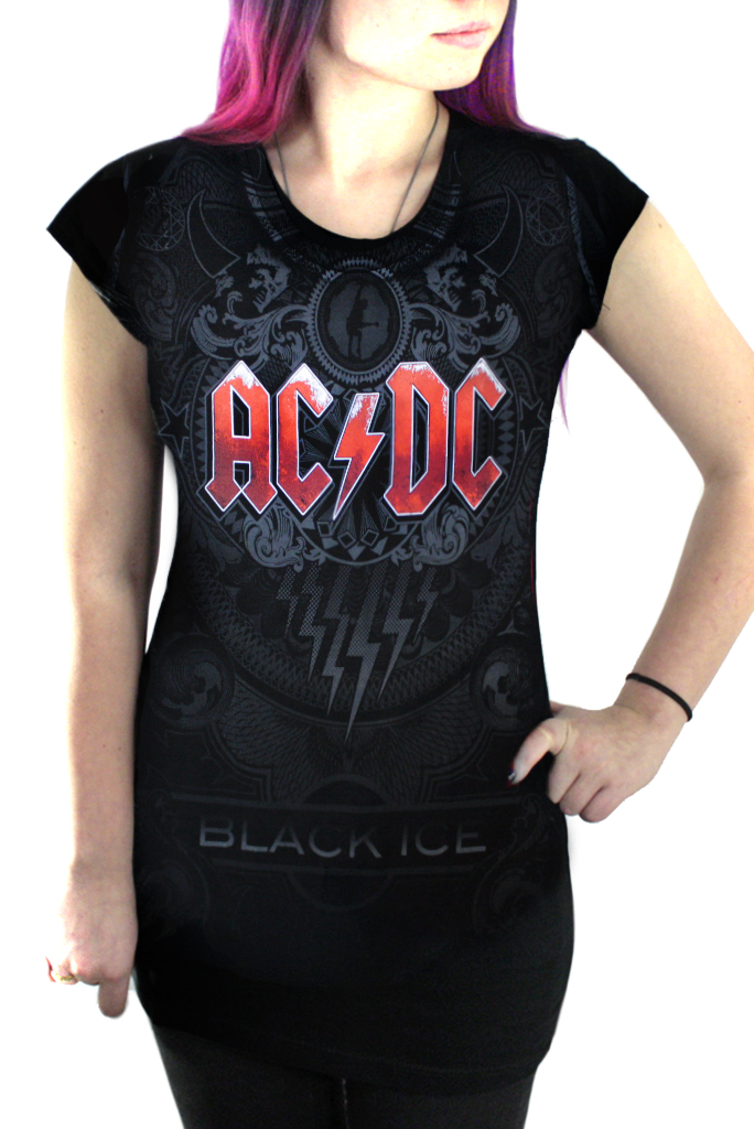 Туника AC DC - фото 1 - rockbunker.ru
