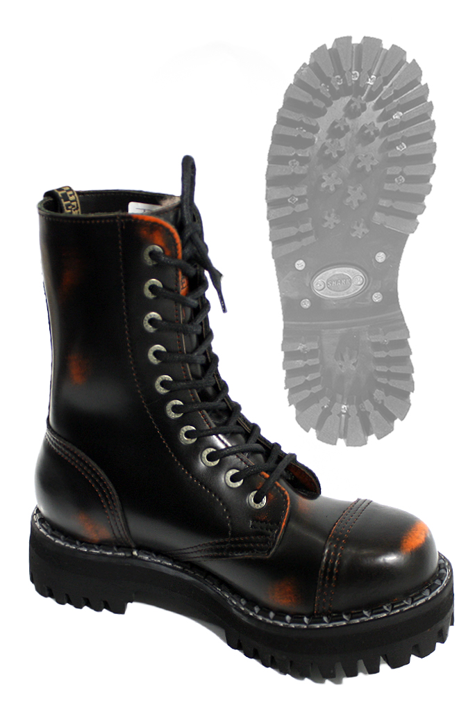 Зимние ботинки Steel 105-106 Grunge-Orange - фото 2 - rockbunker.ru