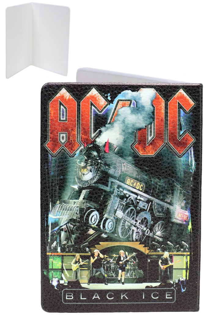 Обложка на паспорт RockMerch AC DC - фото 2 - rockbunker.ru