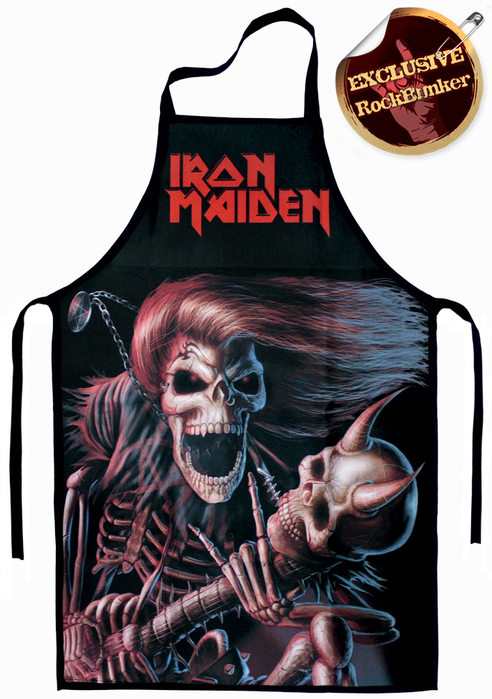 Фартук Iron Maiden - фото 1 - rockbunker.ru