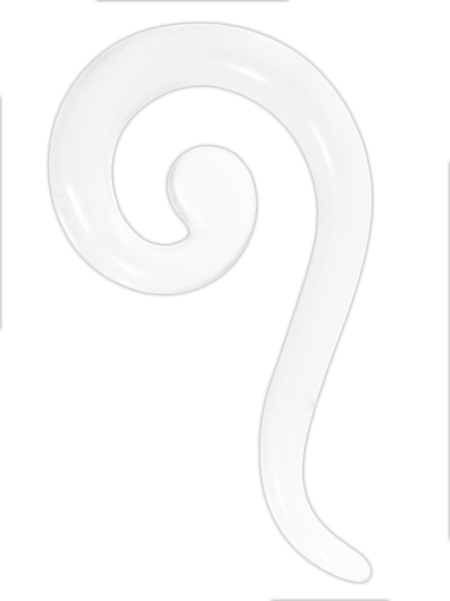 Растяжка Улитка открытая акриловая белая - фото 2 - rockbunker.ru