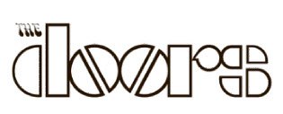 Наклейка-стикер The Doors - фото 1 - rockbunker.ru