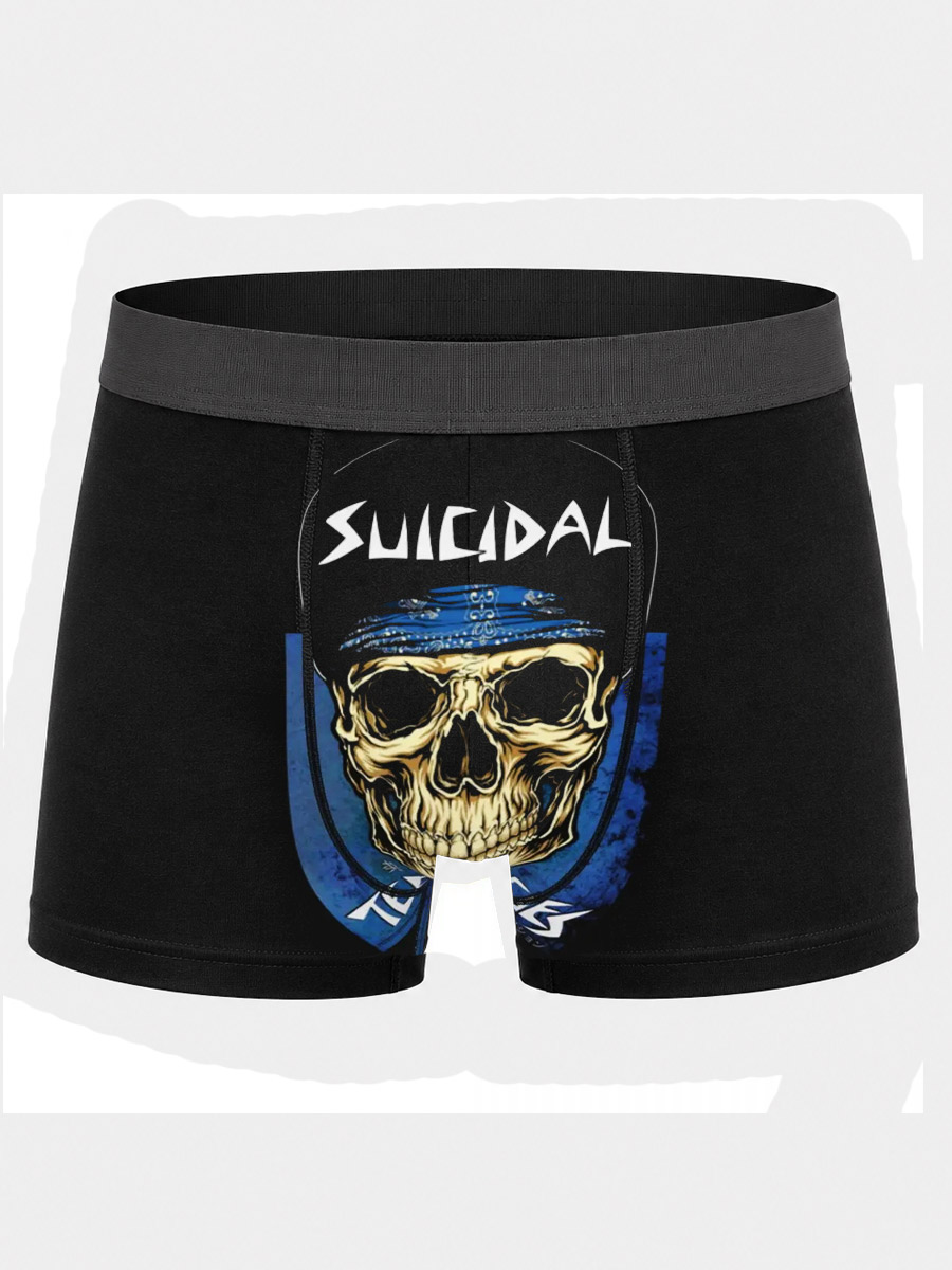 Трусы мужские Suicidal  - фото 1 - rockbunker.ru