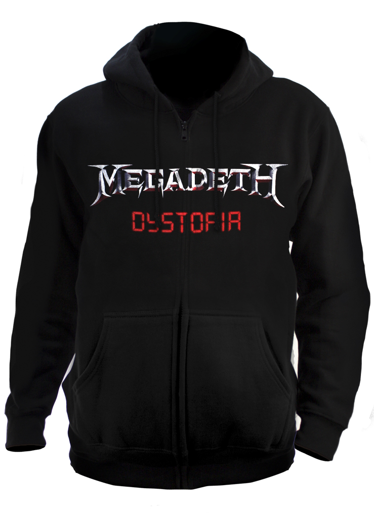 Толстовка Megadeth Dystopia - фото 1 - rockbunker.ru