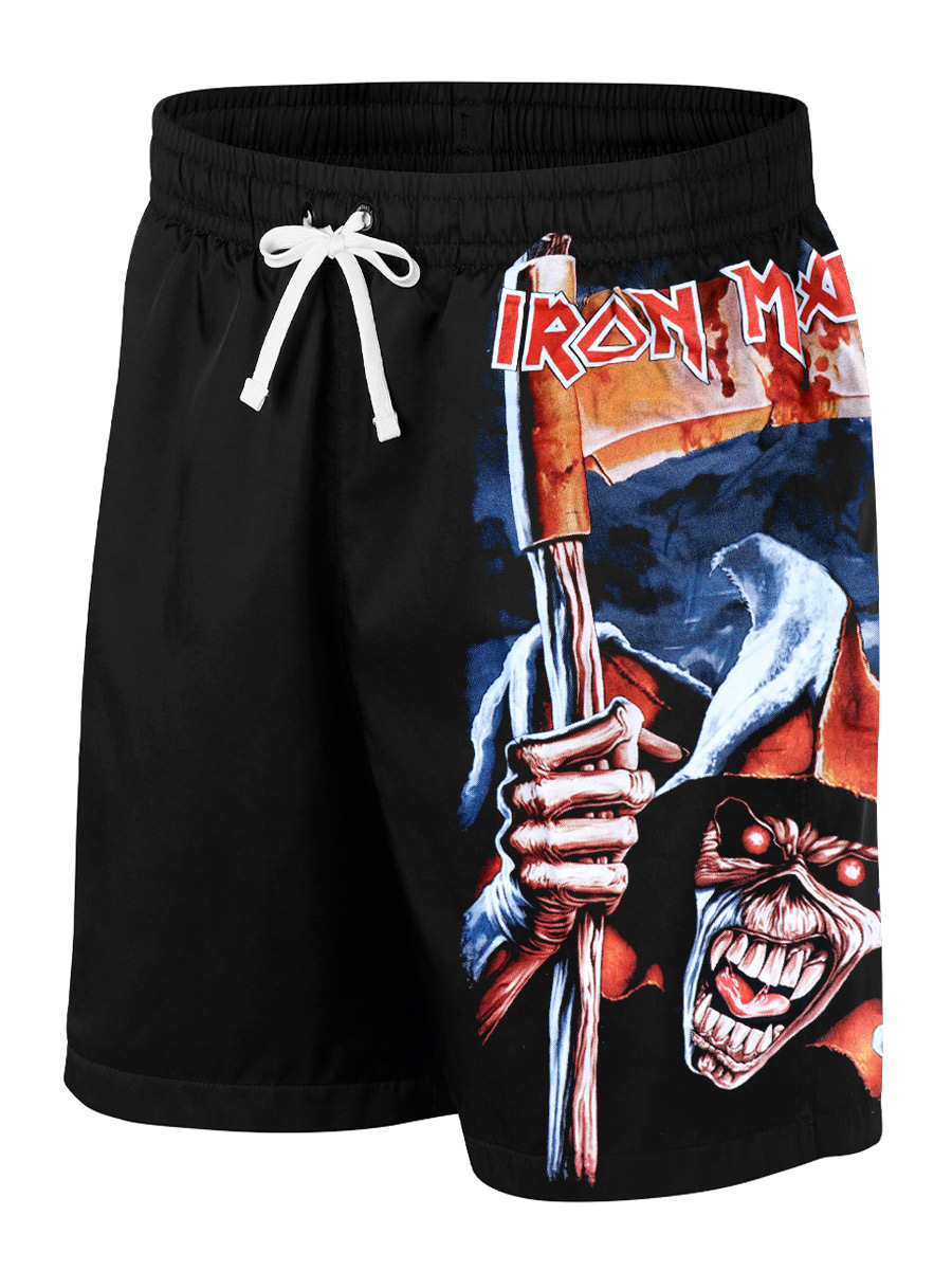 Шорты Iron Maiden - фото 1 - rockbunker.ru