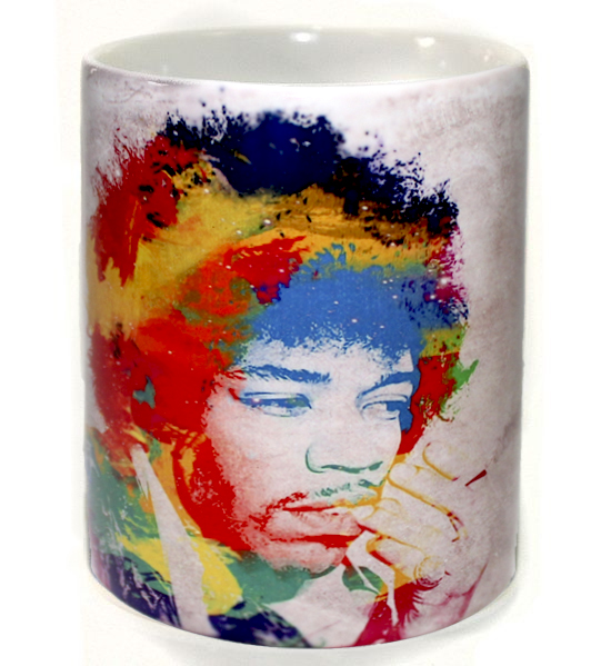 Кружка Jimi Hendrix - фото 1 - rockbunker.ru