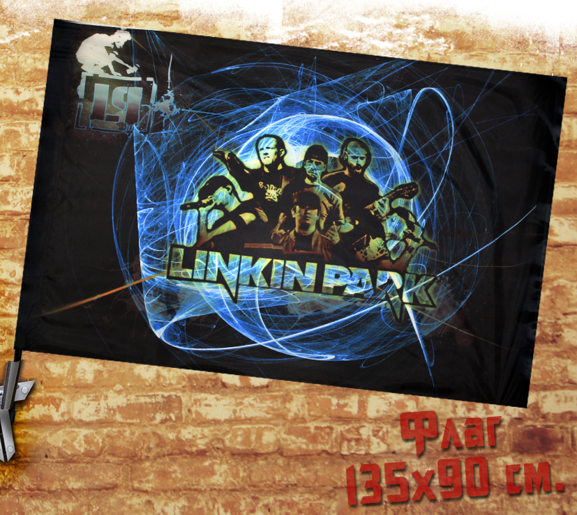 Флаг Linkin Park - фото 1 - rockbunker.ru