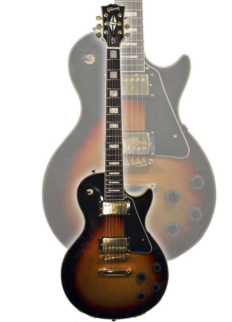 Электрогитара Gibson Les Paul Custom тёмное дерево - фото 2 - rockbunker.ru