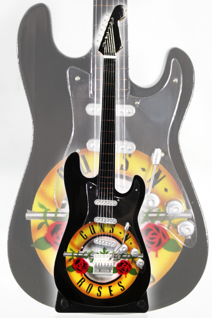 Сувенирная копия гитары Fender Stratocaster Guns n Roses - фото 1 - rockbunker.ru