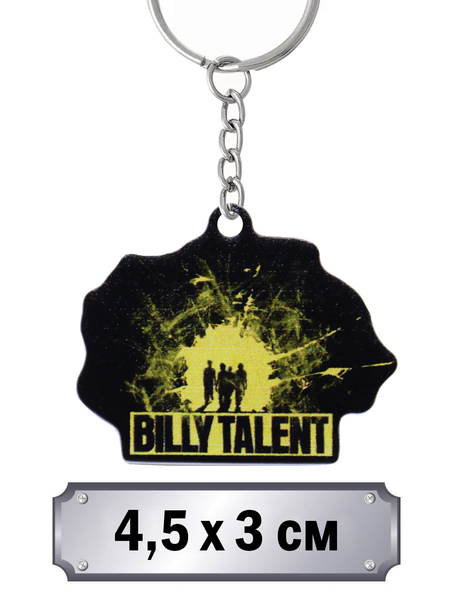 Брелок Billy Talent - фото 2 - rockbunker.ru