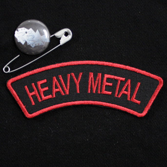 Нашивка Heavy Metal - фото 1 - rockbunker.ru