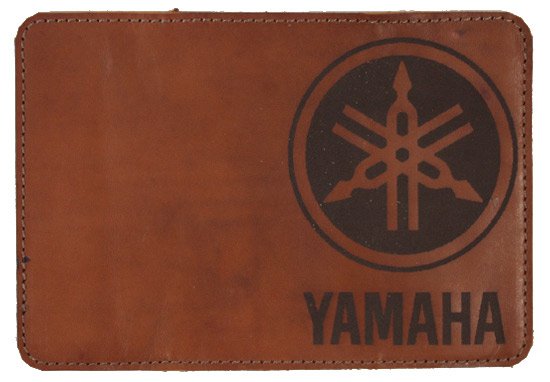 Обложка на паспорт Yamaha кожаная - фото 3 - rockbunker.ru