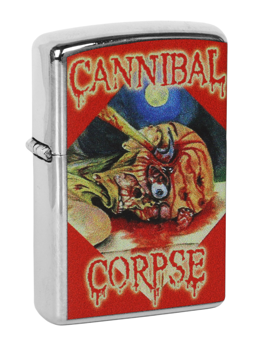 Зажигалка RockMerch с принтом Cannibal Corpse - фото 1 - rockbunker.ru