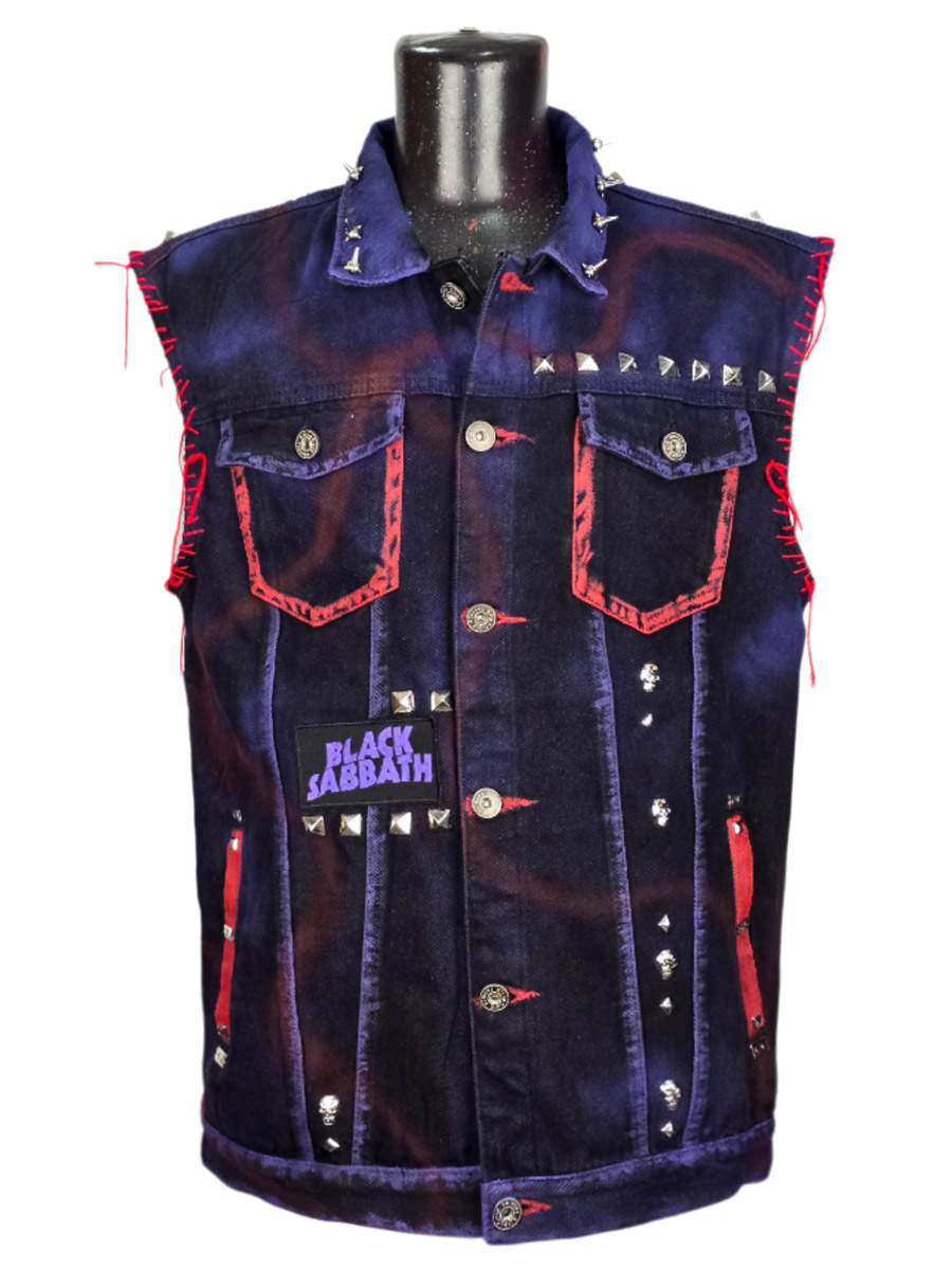 Жилет кастомный Black Sabbath - фото 1 - rockbunker.ru