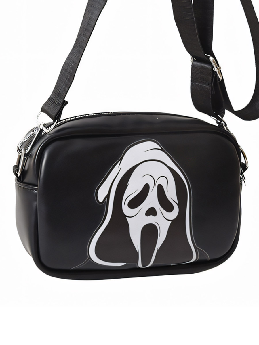 Сумка через плечо Призрачное лицо - фото 1 - rockbunker.ru