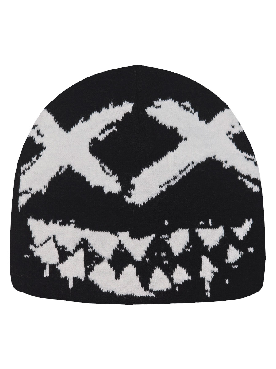 Шапка Черная Helloween - фото 1 - rockbunker.ru