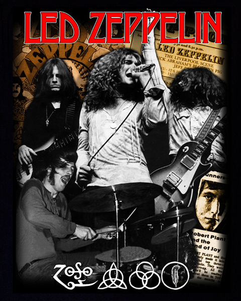 Нашивка Led Zeppelin - фото 1 - rockbunker.ru