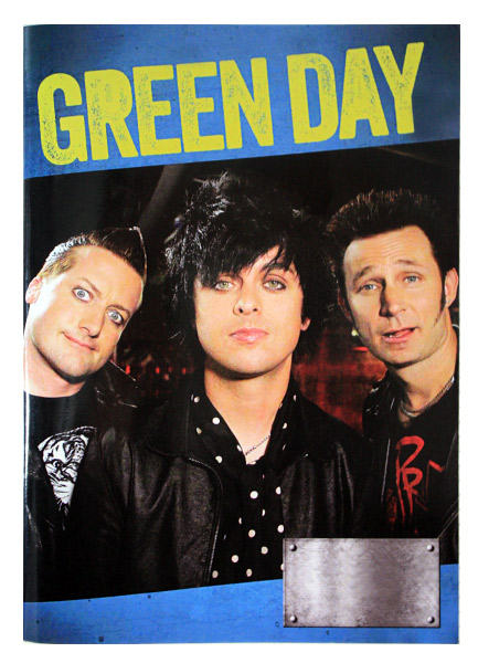 Тетрадь RockMerch Green Day - фото 1 - rockbunker.ru