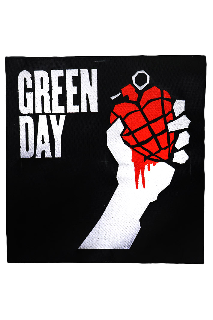 Нашивка с вышивкой Green Day - фото 1 - rockbunker.ru