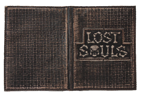 Обложка на паспорт Lost Souls кожаная - фото 1 - rockbunker.ru