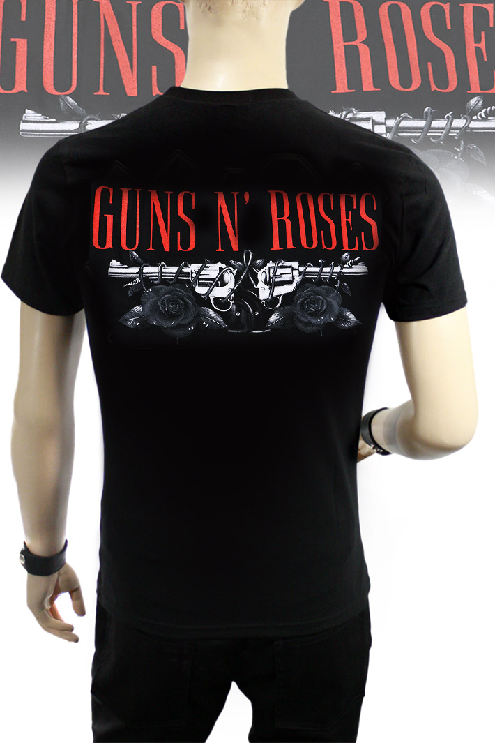 Футболка Guns n Roses Карты - фото 2 - rockbunker.ru
