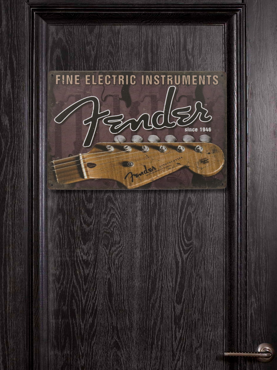 Табличка Fender - фото 3 - rockbunker.ru