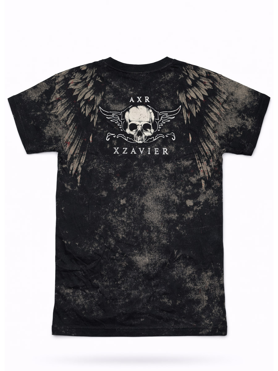 Футболка Xzavier Holly Skulls - фото 2 - rockbunker.ru