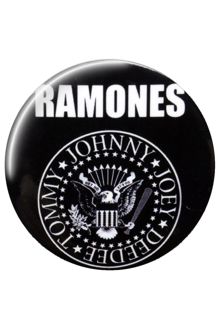 Значок RockMerch Ramones - фото 1 - rockbunker.ru