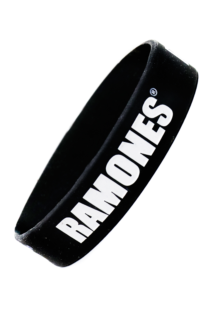Браслет Rock Off Ramones резиновый - фото 1 - rockbunker.ru