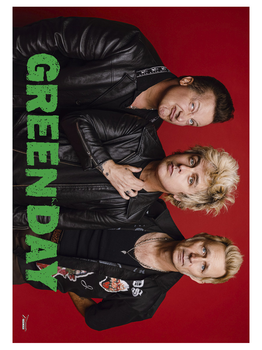 Плакат самоклеющийся на стену Green Day - фото 1 - rockbunker.ru