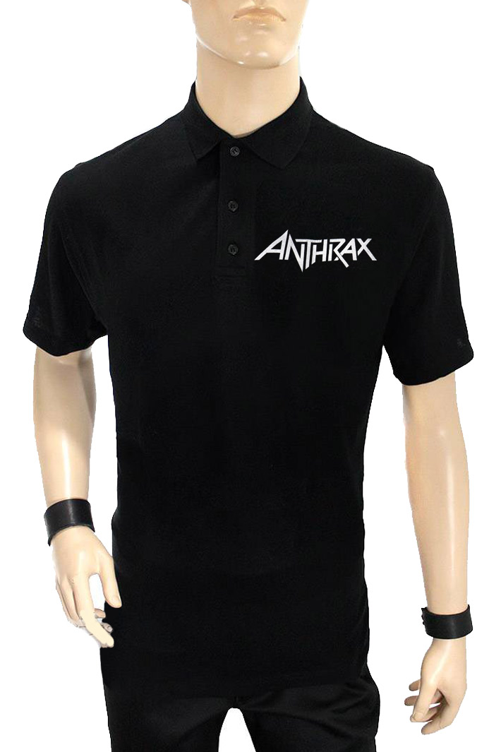 Поло Rock Merch Anthrax - фото 1 - rockbunker.ru