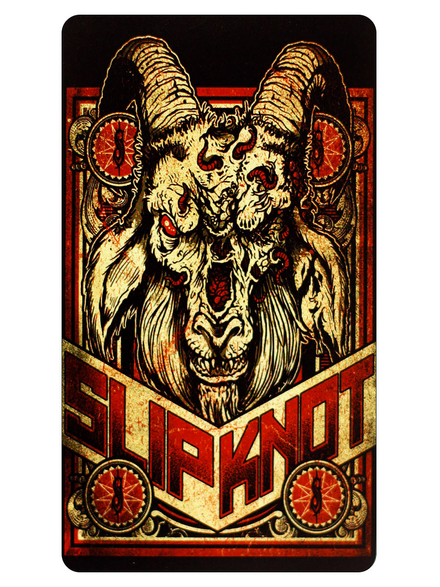 Наклейка-стикер Rock Merch Slipknot - фото 1 - rockbunker.ru