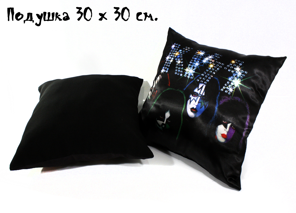 Подушка Kiss - фото 2 - rockbunker.ru