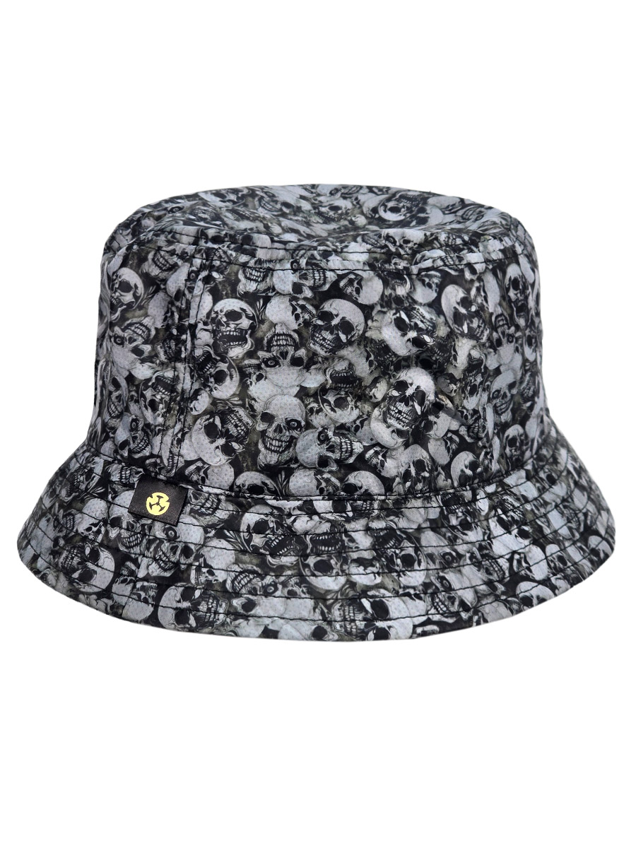 Панама Skulls Grey - фото 1 - rockbunker.ru