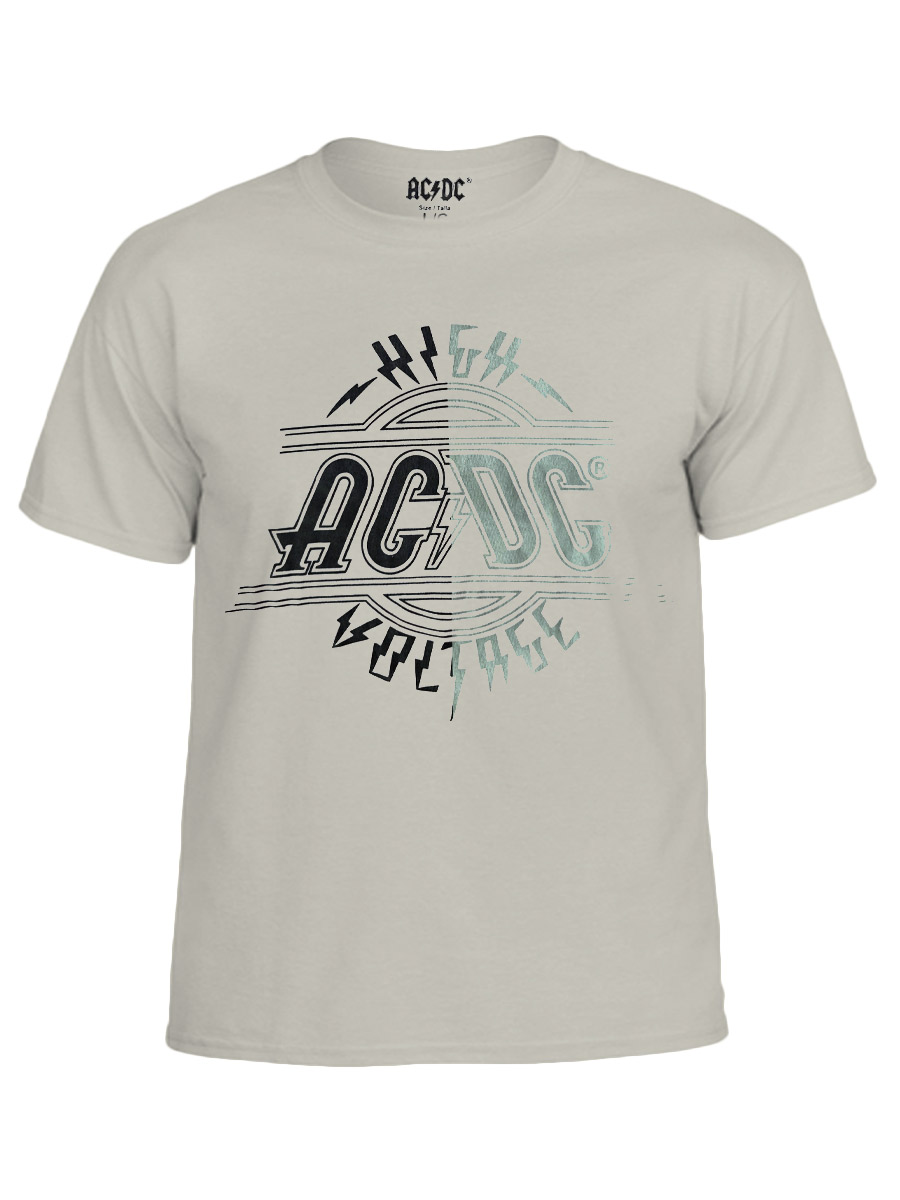 Футболка AC DC розовая - фото 1 - rockbunker.ru