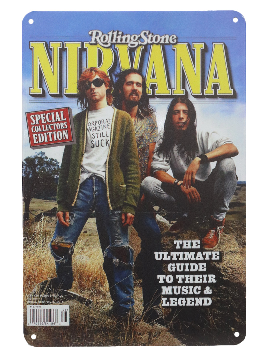 Табличка Nirvana - фото 1 - rockbunker.ru