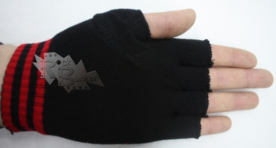 Перчатки без пальцев Джек с паутиной - фото 6 - rockbunker.ru
